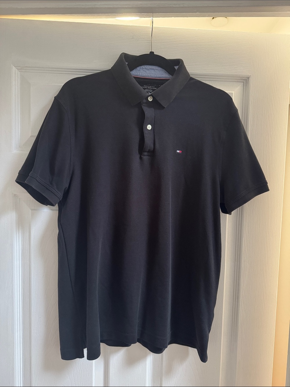 Tommy Hilfiger Men’s Black Polo Shirt